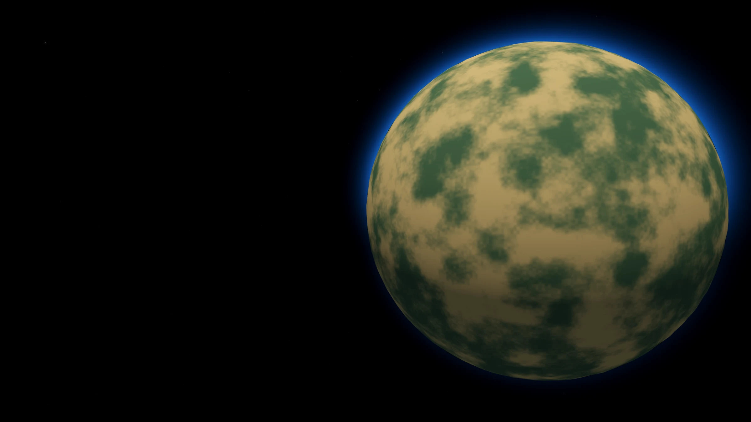 Starframe’s home planet seen from orbit